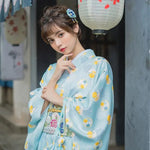 Cargar imagen en el visor de la galería, Kimono Estampado Japonés Mujer 'Bizan'
