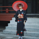 Cargar imagen en el visor de la galería, Kimono Estampado Japonés Mujer 'Gozaisho'

