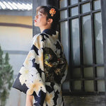 Cargar imagen en el visor de la galería, Kimono Estampado Japonés Mujer 'Tengu'
