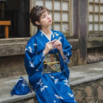 Cargar imagen en el visor de la galería, Kimono Estilo Japonés Mujer 'Ofunato'
