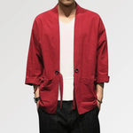Cargar imagen en el visor de la galería, Kimono Hombre Rojo
