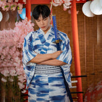 Cargar imagen en el visor de la galería, Kimono Japonés Hombre Tradicional
