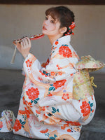 Cargar imagen en el visor de la galería, Kimono Japonés Mujer
