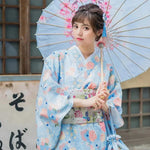 Cargar imagen en el visor de la galería, Kimono Japonés Mujer 'Gongen'
