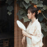Cargar imagen en el visor de la galería, Kimono Japonés Mujer 'Kitaibaraki'
