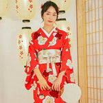 Cargar imagen en el visor de la galería, Kimono Japonés Mujer 'Nanao'
