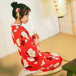 Cargar imagen en el visor de la galería, Kimono Japonés Mujer 'Nanao'
