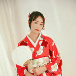 Cargar imagen en el visor de la galería, Kimono Japonés Mujer 'Nanao'
