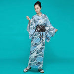 Cargar imagen en el visor de la galería, Kimono Japonés Mujer 'Ninohe'
