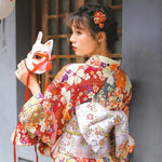 Cargar imagen en el visor de la galería, Kimono Japonés Mujer 'Nomi'

