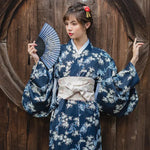 Cargar imagen en el visor de la galería, Kimono Japonés Mujer 'Sannosawa'
