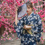 Cargar imagen en el visor de la galería, Kimono Japonés Mujer 'Sannosawa'
