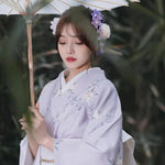Cargar imagen en el visor de la galería, Kimono Japonés Mujer 'Takasago'
