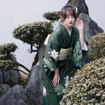 Cargar imagen en el visor de la galería, Kimono Japonés Mujer 'Tanigawa'
