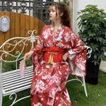 Cargar imagen en el visor de la galería, Kimono Japonés Mujer 'Toride'
