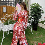 Cargar imagen en el visor de la galería, Kimono Japonés Mujer 'Toride'
