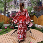 Cargar imagen en el visor de la galería, Kimono Japonés Mujer 'Toride'
