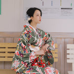 Cargar imagen en el visor de la galería, Kimono Japonés Tradicional Mujer
