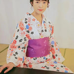 Cargar imagen en el visor de la galería, Kimono Tradicional Mujer 'Akanagi'
