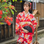 Cargar imagen en el visor de la galería, Kimono Tradicional Mujer 'Kasumigaura'
