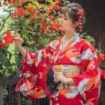 Cargar imagen en el visor de la galería, Kimono Tradicional Mujer 'Kasumigaura'
