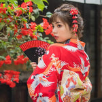 Cargar imagen en el visor de la galería, Kimono Tradicional Mujer 'Kasumigaura'
