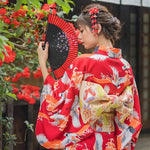 Cargar imagen en el visor de la galería, Kimono Tradicional Mujer 'Kasumigaura'
