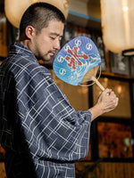 Cargar imagen en el visor de la galería, Kimono Tradicional Samurai 'Ishizuchi'
