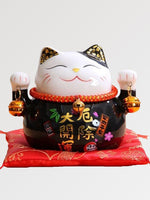 Cargar imagen en el visor de la galería, Maneki-Neko Hucha Negra
