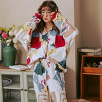 Cargar imagen en el visor de la galería, Pijama Japonés Colorido de Algodón
