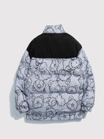 Cargar imagen en el visor de la galería, Plumífero Streetwear Estampado Osito 'Arioka'
