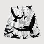 Cargar imagen en el visor de la galería, Short Japonés Estampado de Pájaros 'Tori'
