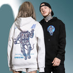 Cargar imagen en el visor de la galería, Sudadera con Capucha Cosmonauta Motivos Japoneses 'Hikoshi'
