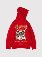 Cargar imagen en el visor de la galería, Sudadera con capucha Daruma Japonés 'Ehime'
