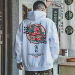 Cargar imagen en el visor de la galería, Sudadera con capucha Demonio Japonés 'Marefisento'

