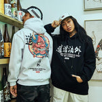 Cargar imagen en el visor de la galería, Sudadera con capucha Demonio Japonés 'Marefisento'

