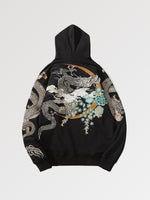 Cargar imagen en el visor de la galería, Sudadera con Capucha Dragón Japonés 'Shizuka'
