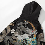 Cargar imagen en el visor de la galería, Sudadera con Capucha Dragón Japonés 'Shizuka'
