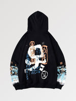 Cargar imagen en el visor de la galería, Sudadera con capucha Escritura Japonesa 'Kabuki'

