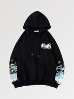 Cargar imagen en el visor de la galería, Sudadera con capucha Escritura Japonesa 'Kabuki'
