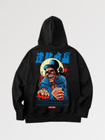 Cargar imagen en el visor de la galería, Sudadera con Capucha Esqueleto Motivos Japoneses 'Fukui'
