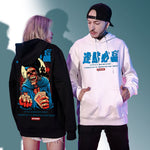 Cargar imagen en el visor de la galería, Sudadera con Capucha Esqueleto Motivos Japoneses 'Fukui'
