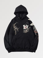 Cargar imagen en el visor de la galería, Sudadera con Capucha Japonesa Bordada 'Tori'
