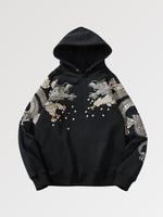 Cargar imagen en el visor de la galería, Sudadera con Capucha Japonesa Bordada 'Tsukaimasu'

