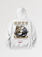 Cargar imagen en el visor de la galería, Sudadera con Capucha Japonesa Gatos Sumo 'Fukuoka'
