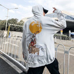 Cargar imagen en el visor de la galería, Sudadera con capucha Japonesa 'Luna Llena'
