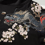 Cargar imagen en el visor de la galería, Sudadera con Capucha Japonesa Tigre Blanco Bordado 'Kendo'
