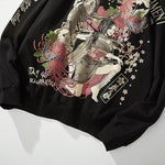 Cargar imagen en el visor de la galería, Sudadera con Estampado de Mujer Japonesa 'Josei'

