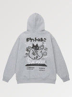 Cargar imagen en el visor de la galería, Sudadera con Motivo Japonés 'Neko Baggu'
