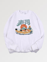 Cargar imagen en el visor de la galería, Sudadera Japonesa Barca de Sushis 'Ishikawa'
